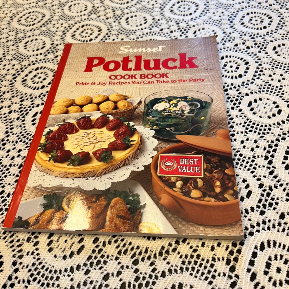 Vintage Sunset Potluck Cookbook | 80s